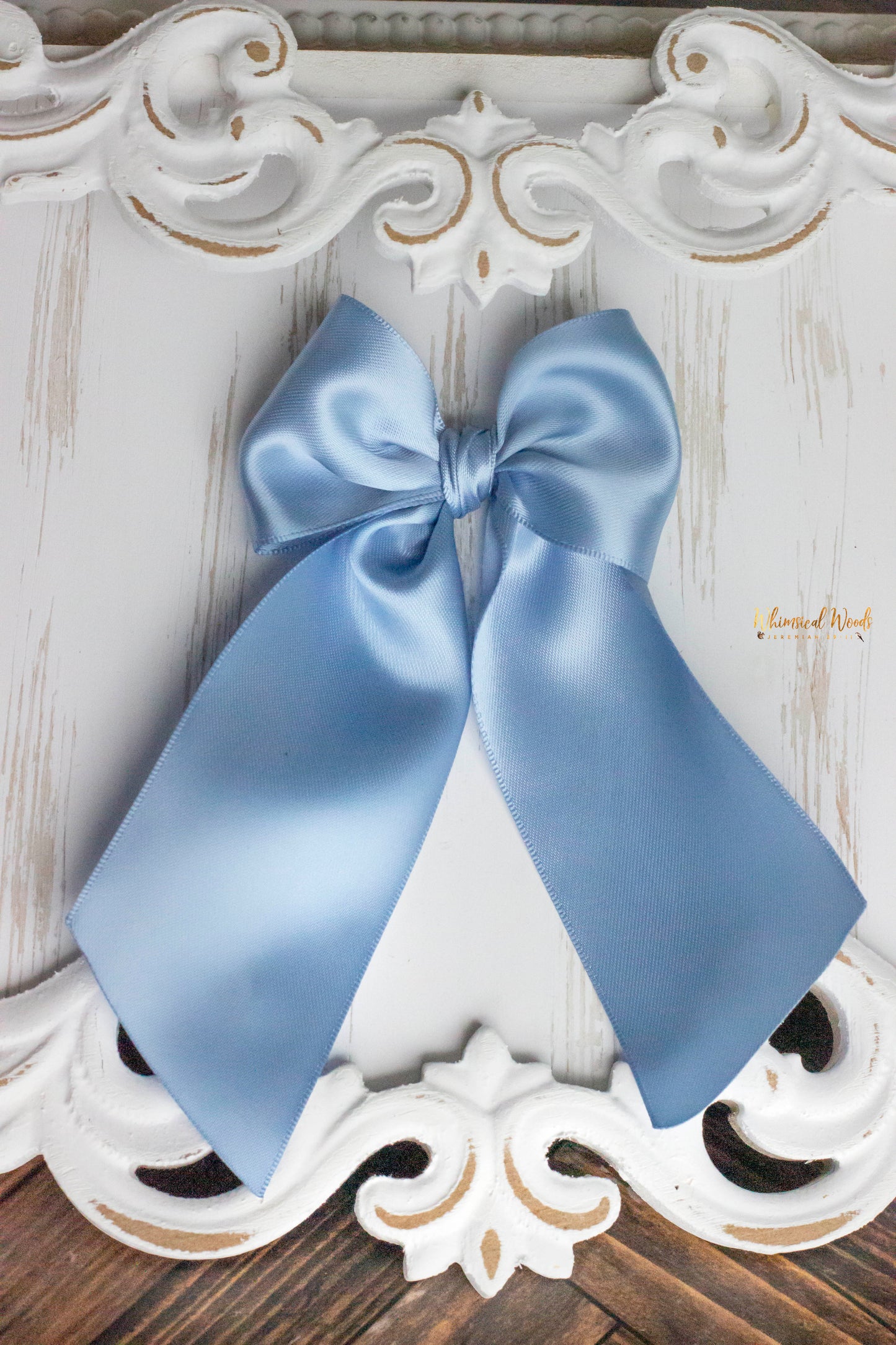 Chunky Satin Dolly- French Blue