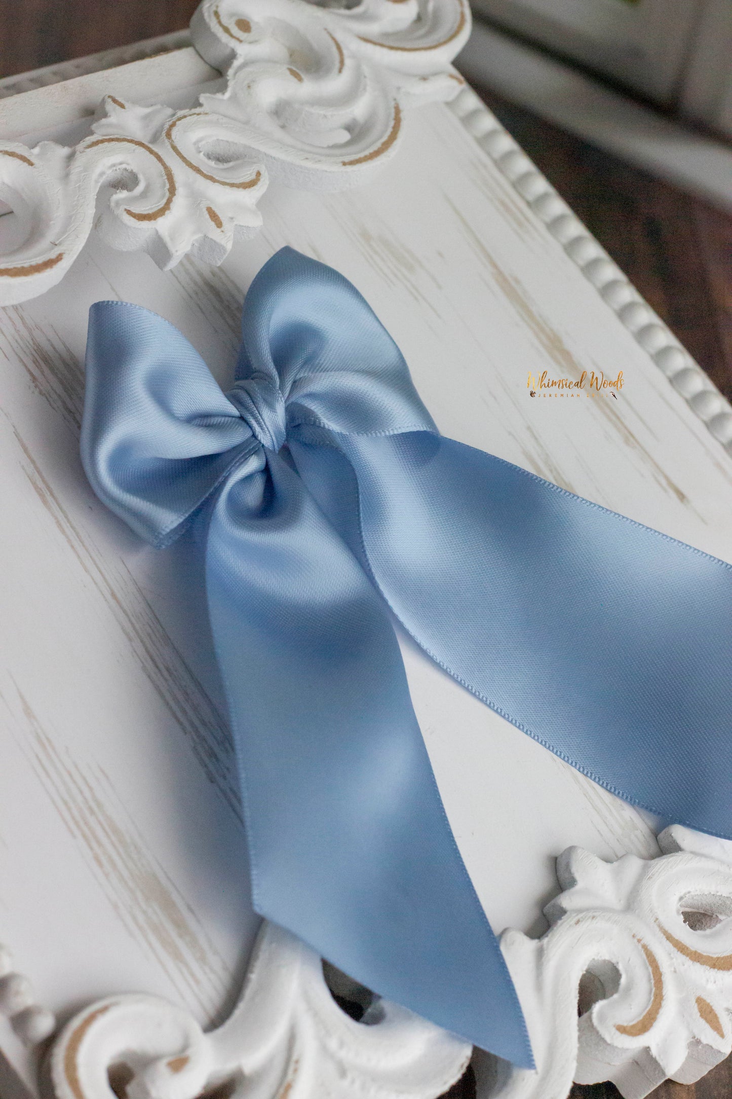 Chunky Satin Dolly- French Blue